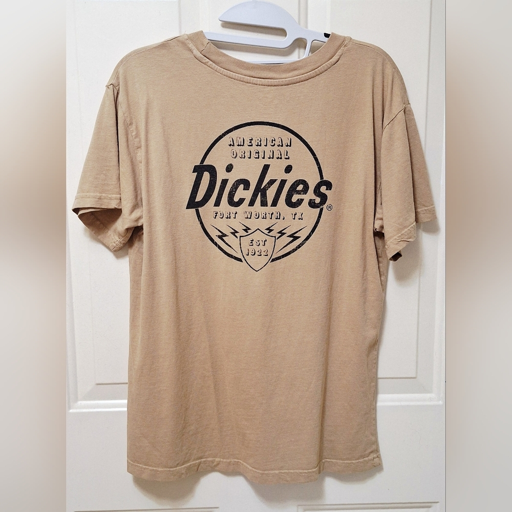 Dickies Tan Logo Short Sleeve Tee
